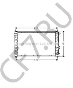 060970 Радиатор, охлаждение двигателя FSO в городе Екатеринбург