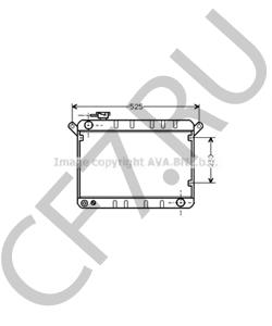 012284 Радиатор, охлаждение двигателя FSO в городе Екатеринбург