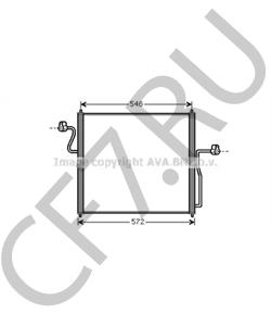 3995593 Конденсатор, кондиционер FORD USA в городе Екатеринбург