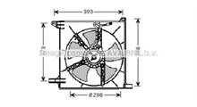 DAEWOO Вентилятор, охлаждение двигателя