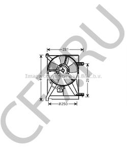 93747009 Вентилятор, охлаждение двигателя DAEWOO в городе Екатеринбург