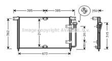 SSANGYONG Конденсатор, кондиционер