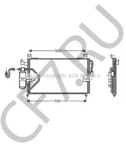 8846087743000 Конденсатор, кондиционер DAIHATSU в городе Екатеринбург