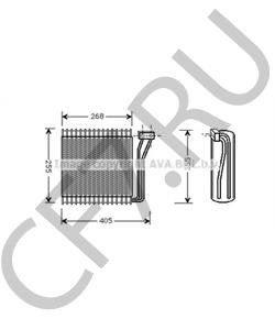 4797131 Испаритель, кондиционер DODGE в городе Екатеринбург