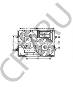C2S017719 Вентилятор, охлаждение двигателя JAGUAR в городе Екатеринбург