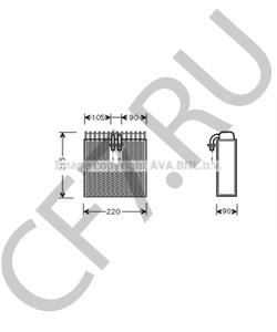46722082 Испаритель, кондиционер FIAT в городе Екатеринбург