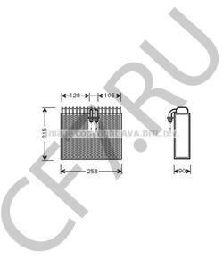 46721991 Испаритель, кондиционер ALFA ROMEO в городе Екатеринбург