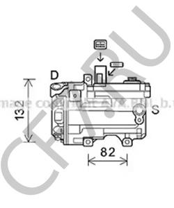 8837030021 Компрессор, кондиционер LEXUS в городе Екатеринбург