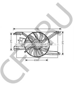 24410992 Вентилятор, охлаждение двигателя CHEVROLET в городе Екатеринбург