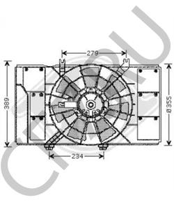 5014579AA Вентилятор, конденсатор кондиционера DODGE в городе Екатеринбург