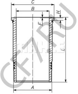 457 011 05 10 Гильза цилиндра MERCEDES-BENZ в городе Екатеринбург