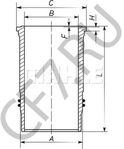 04200255 Гильза цилиндра DEUTZ в городе Екатеринбург