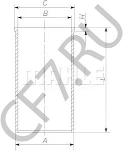 51 01201 0245 Гильза цилиндра MAN в городе Екатеринбург