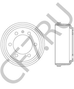500300058 Тормозной барабан IVECO в городе Екатеринбург