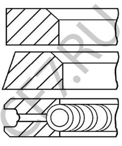 3218416R92 Комплект поршневых колец INTERNATIONAL HARV. в городе Екатеринбург