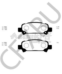 SP 341 PR Комплект тормозных колодок, дисковый тормоз ROVER/TRIUMPH/AUSTIN в городе Екатеринбург