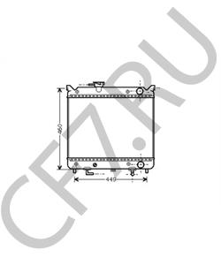 17700A60A00 Радиатор, охлаждение двигателя BEDFORD в городе Екатеринбург