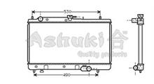 VAN HOOL Радиатор, охлаждение двигателя