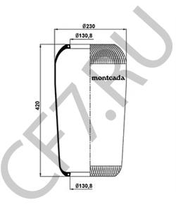 MLF7127 Кожух пневматической рессоры ROCKWELL в городе Екатеринбург