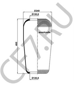 MLF7007 Кожух пневматической рессоры ROCKWELL в городе Екатеринбург