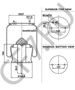 MLF7143 Кожух пневматической рессоры ROCKWELL в городе Екатеринбург