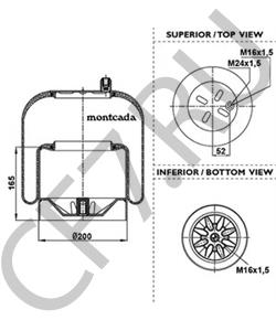 MLF7108 Кожух пневматической рессоры ROCKWELL в городе Екатеринбург