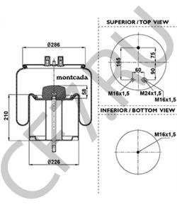 MLF7099 Кожух пневматической рессоры ROCKWELL в городе Екатеринбург