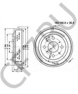 98601861 Тормозной барабан ALFA ROMEO в городе Екатеринбург