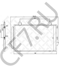 8846042090 Конденсатор, кондиционер LEXUS в городе Екатеринбург