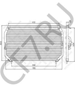 8846020380 Конденсатор, кондиционер LEXUS в городе Екатеринбург