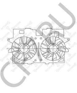 YL848C607EL Вентилятор, охлаждение двигателя MERCURY в городе Екатеринбург