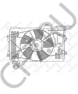 1671122100 Вентилятор, охлаждение двигателя LEXUS в городе Екатеринбург