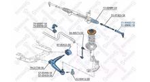 SAAB Наконечник поперечной рулевой тяги