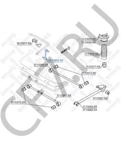 QP509-07097 Тяга / стойка, стабилизатор INTERNATIONAL в городе Екатеринбург