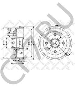 947822679 Тормозной барабан CITROËN/PEUGEOT в городе Екатеринбург