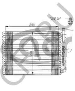 60570409 Испаритель, кондиционер FIAT в городе Екатеринбург