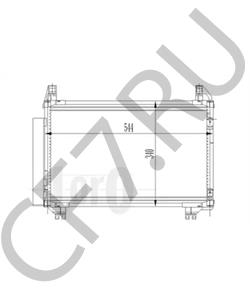 8846052110 Конденсатор, кондиционер DAIHATSU в городе Екатеринбург