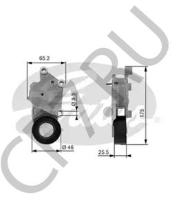 AV6Q6A228AB Натяжитель ремня, клиновой зубча FORD AUSTRALIA в городе Екатеринбург