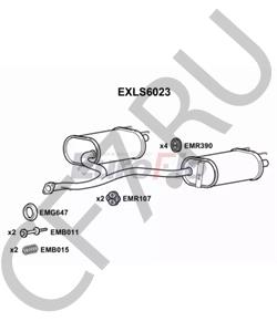 1743050270 Глушитель выхлопных газов конечный LEXUS в городе Екатеринбург