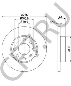 93182290 Тормозной диск OPEL в городе Екатеринбург