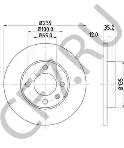 839615300 Тормозной диск VW в городе Екатеринбург