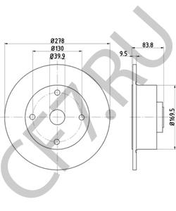 311405583A Тормозной диск AUDI в городе Екатеринбург