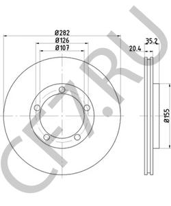 90135104120 Тормозной диск PORSCHE в городе Екатеринбург