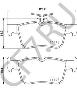 DG9Z2200F Комплект тормозных колодок, дисковый тормоз FORD USA в городе Екатеринбург