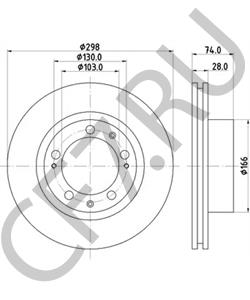 95135104102 Тормозной диск PORSCHE в городе Екатеринбург