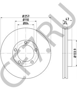 4351235260 Тормозной диск TOYOTA в городе Екатеринбург