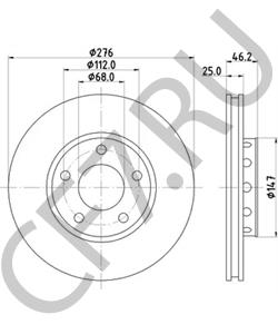 447615301A Тормозной диск AUDI в городе Екатеринбург