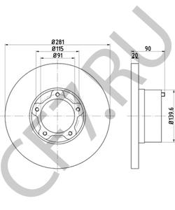 281615283B Тормозной диск AUDI в городе Екатеринбург