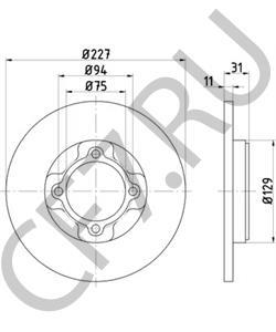 B00133251A Тормозной диск MAZDA в городе Екатеринбург