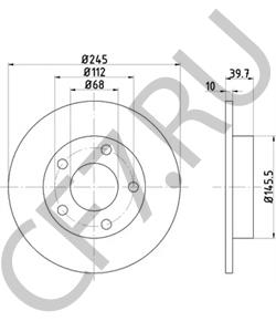 895615601A Тормозной диск SKODA в городе Екатеринбург